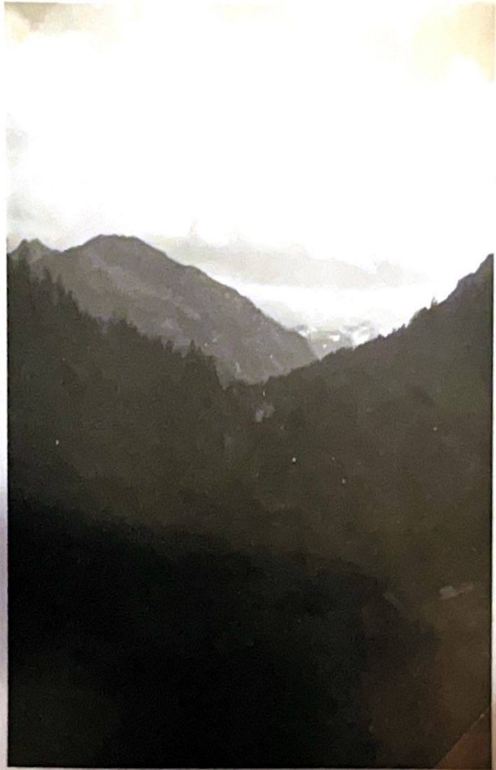 Blick in ein Bergtal